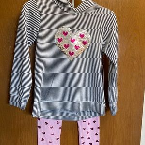 NWT 2-piece hoodie set